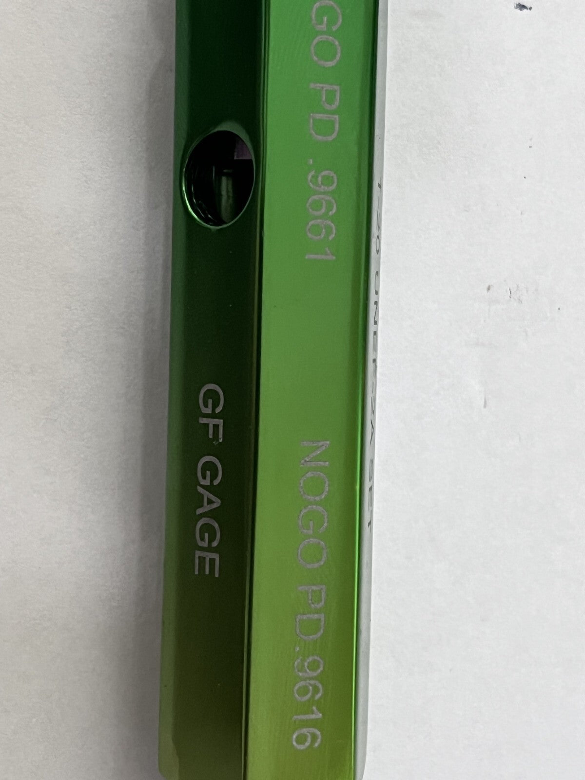 GF Gage Truncated Taperlock Gage: 1-20, Go & No Go S1000202AS