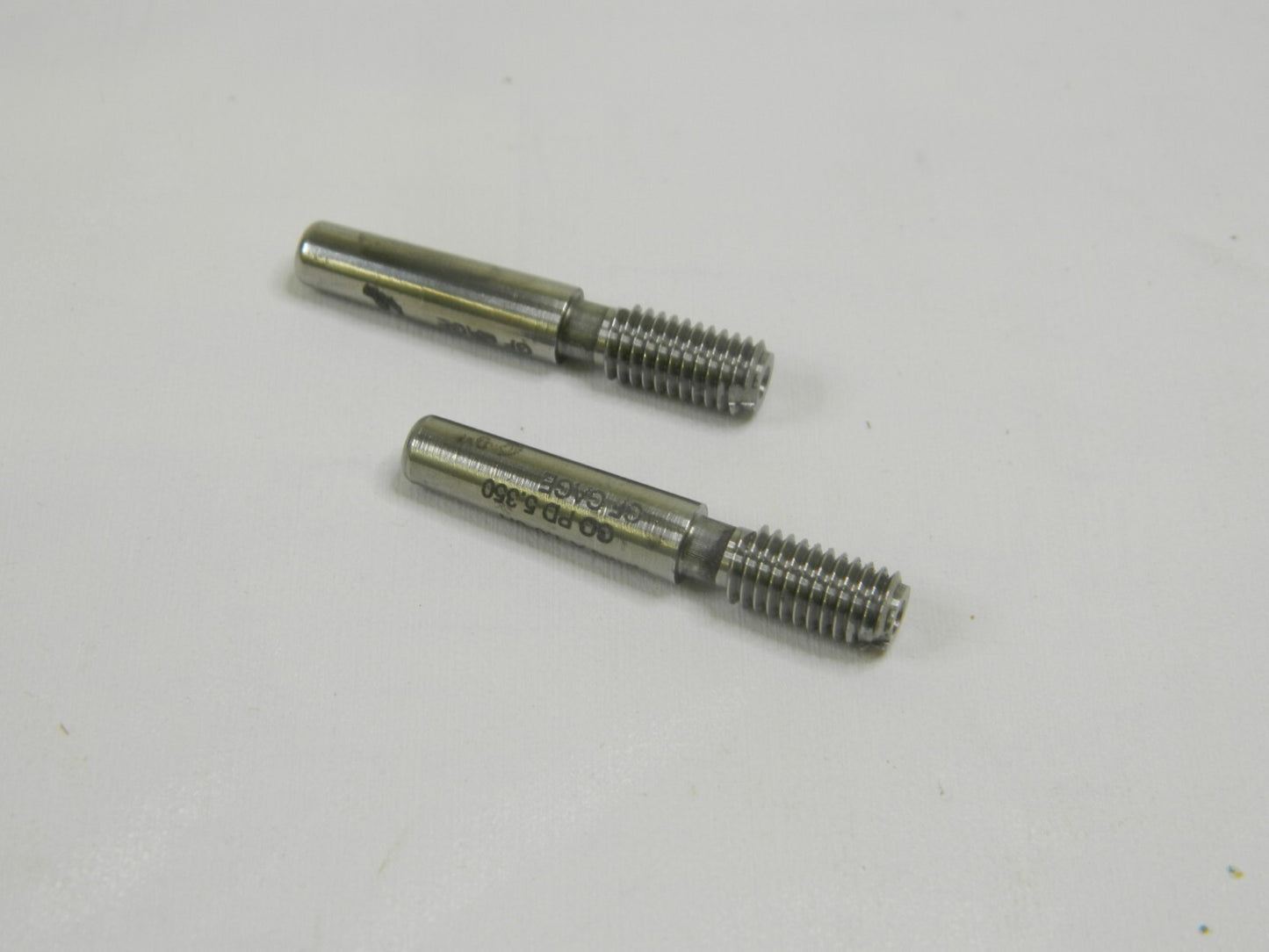 GF GAGE Plug Thread Gage M6x1.00 Thread, 6H Class, Single End, Go Qty 2 55318513