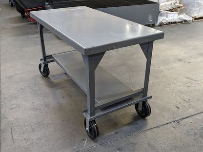 Little Giant 60 x 30 Mobile Work Bench 7 Ga. Welded Steel 5000 lb. Capacity