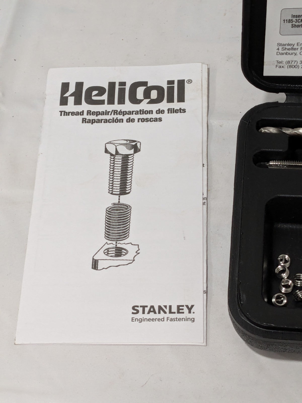 HELI-COIL Thread Repair Kit: Threaded Insert 5401-3 INCOMPLETE
