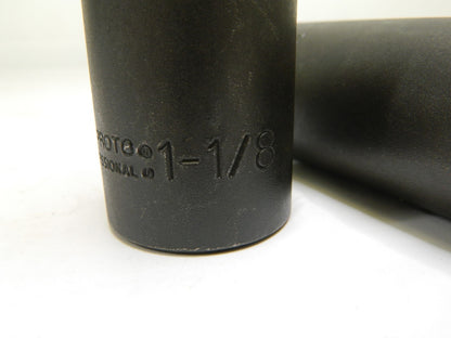 PROTO Impact Socket 1/2" Drive 6-Point, 3-1/2" OAL Qty 2 J7336H