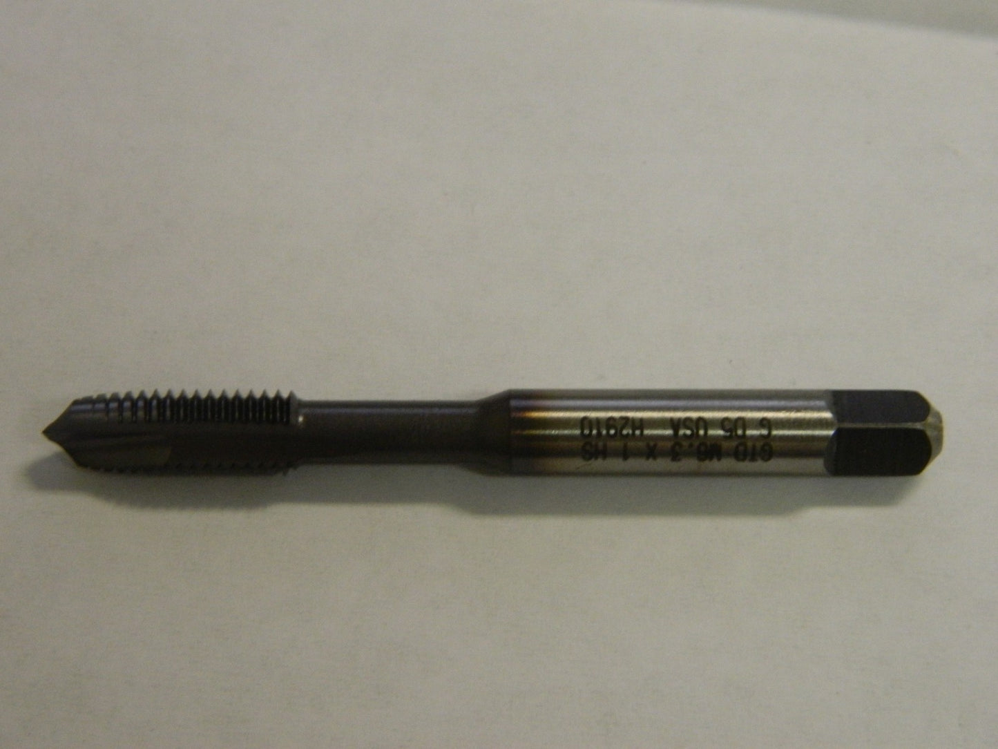 Widia Greenfield Spiral Point Gun Tap M6.3 x 1" D5 2FL HSS Lot of 3 USA #17571