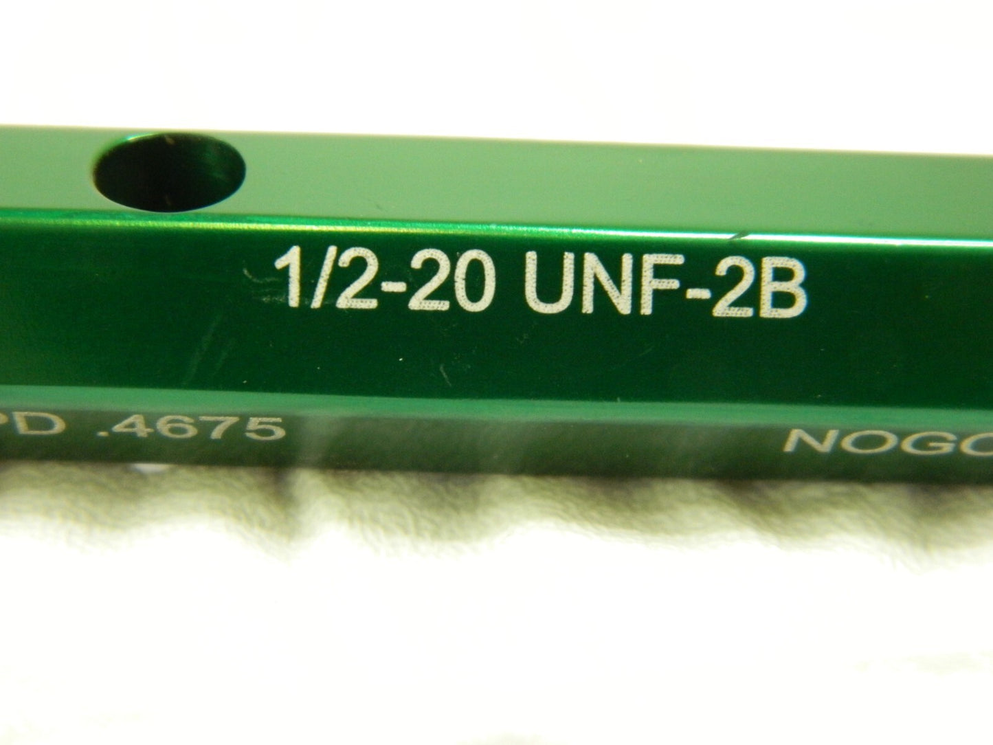 GF GAGE Plug Thread Gage: 1/2-20 Thread, 2B Class, Go & No Go 55318273