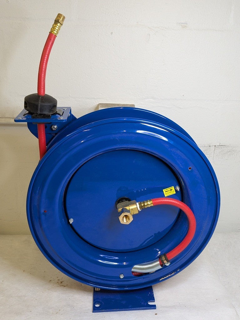 CoxReels Spring Retractable Hose Reel 50 Ft. x 3/8 In. 300 PSI Max. P-LP-350
