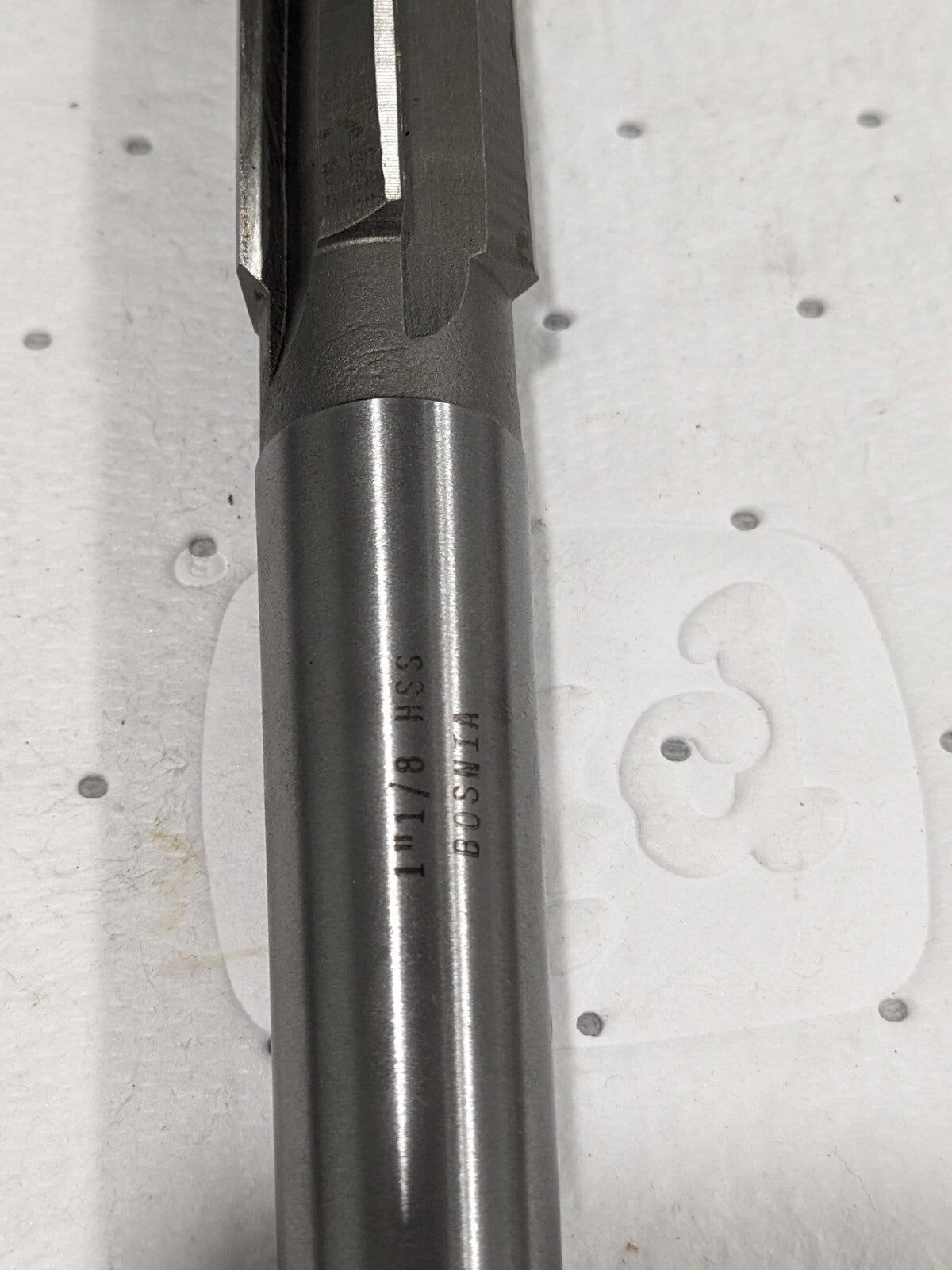 Interstate Bridge Reamer: 1-1/8" Dia, 7-3/8" Flute Length 02371086