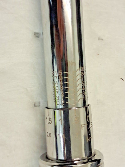 Williams Preset Torque Wrench 3/8" Drive Square Drive Ft lb 752MFRMHW