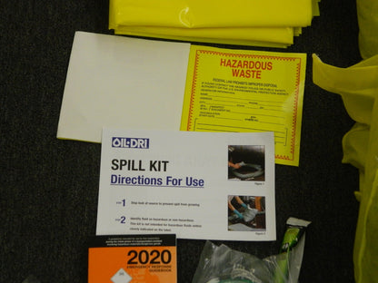 Oil-Dri Spill Kit, Chem/Hazmat, Yellow L90894