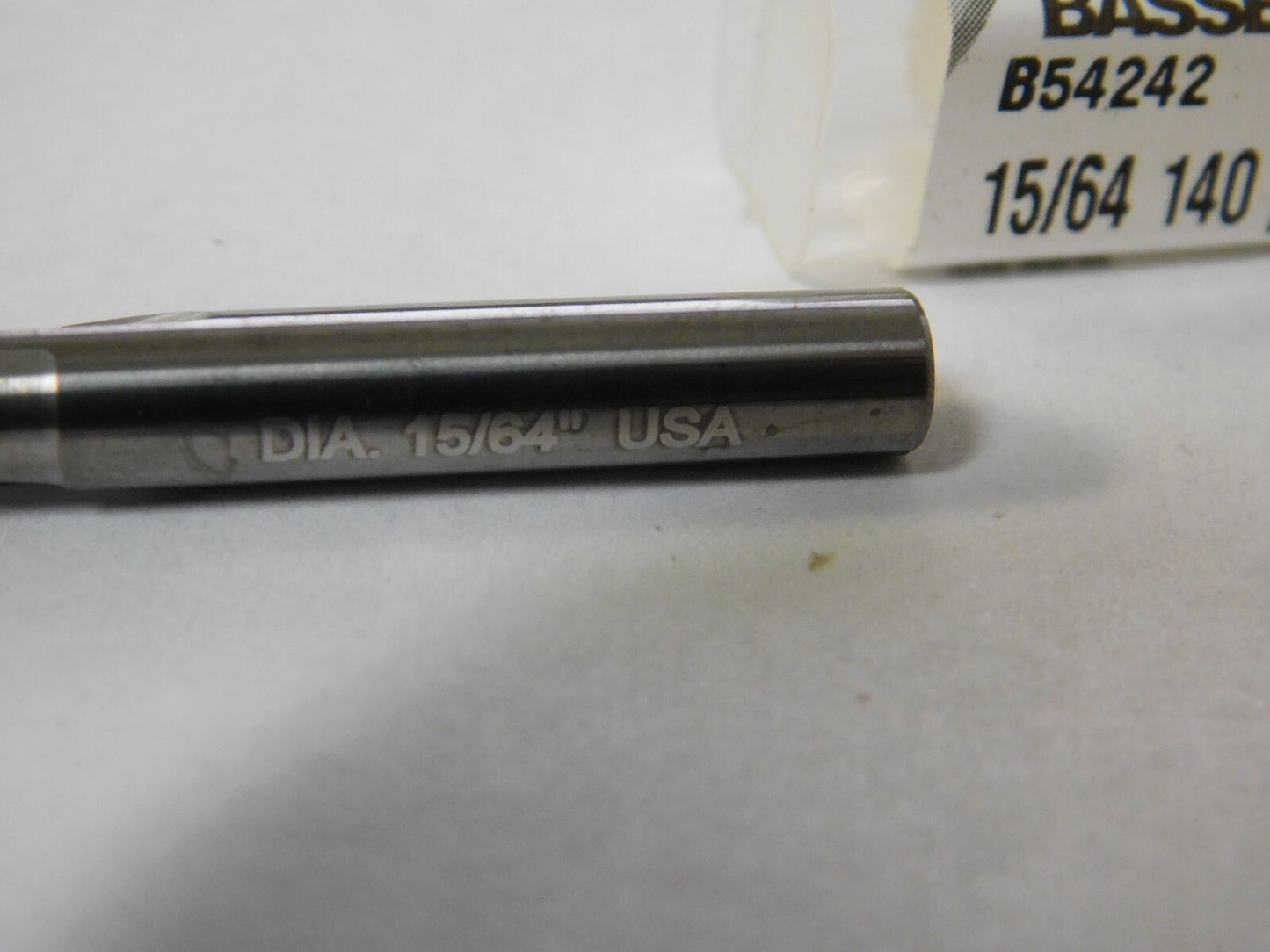 BASSETT DM 15/64 IN Straight  FL Stub Length Drill  B54242
