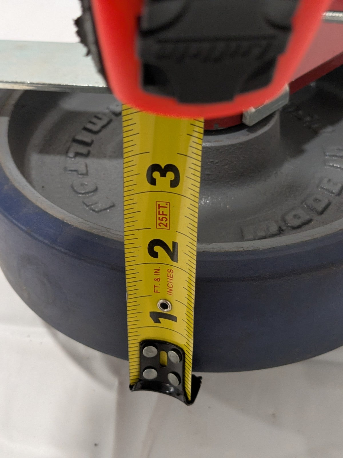 HAMILTON Swivel Top Plate Caster Polyurethane, 8" Dia, 2" Width S-HS-8SPB-4SL-ZB