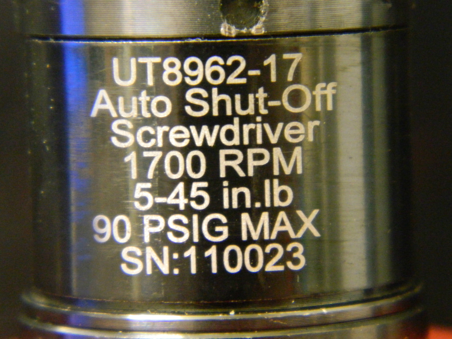 Universal Tool UT8962-17 Pneumatic Inline Screwdriver