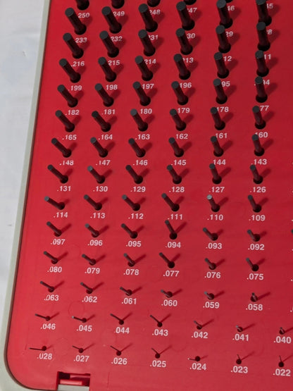 Vermont Gage Class ZZ Plug Gage Set: 0.011 to 0.25" Range, 240 Pc 901200300
