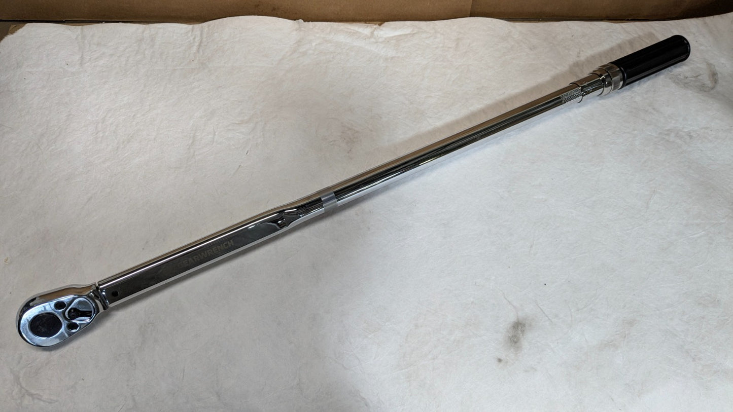 GEARWRENCH  3/4" Drive Racheting Torque Wrench  100-600 ft/lbs.  85065M