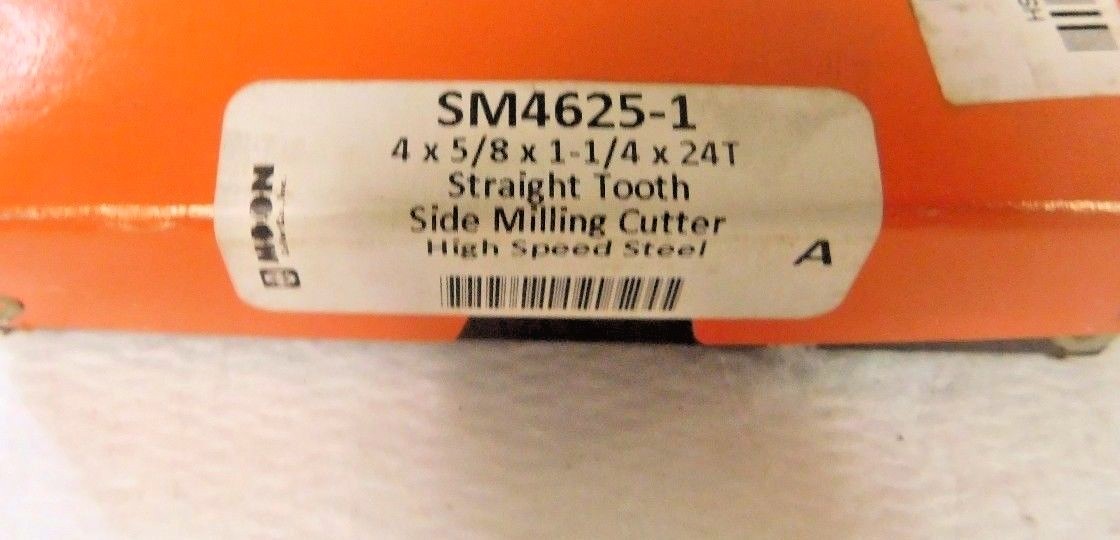Moon Cutter Side Milling Cutter 4" Dia x 5/8" W HSS 24 Teeth SM4625-1