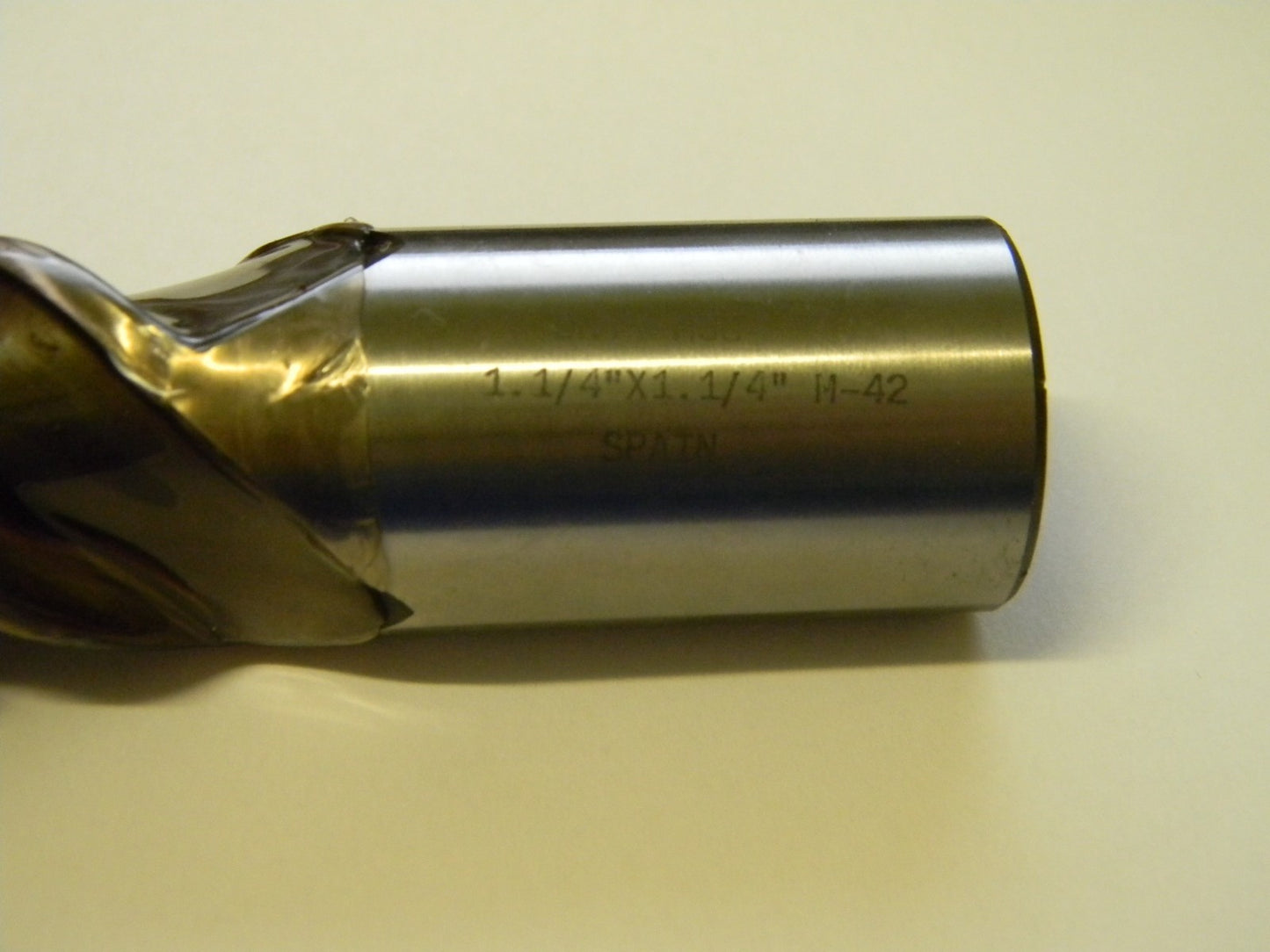 ONYX-MSC  1-1/4" x 1-1/4" x 2" x 4-1/2" 3-Flute 45º M42 End