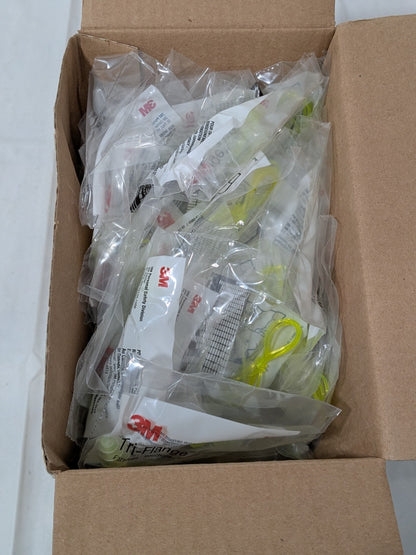 3M Earplugs: 26.00 dB, Foam, Flanged, Roll Down, Corded Qty 100 7000127187