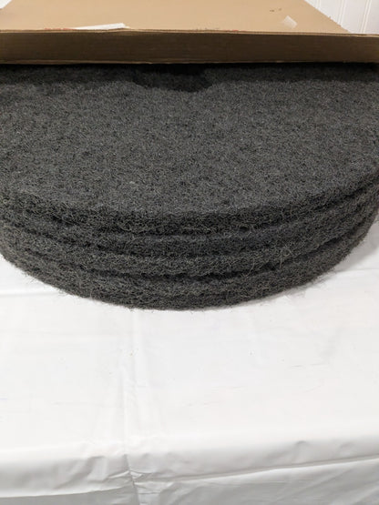 3M Black Stripper Pad 7200, 432 mm x 82 mm, 17 in Box of 5 7000045882