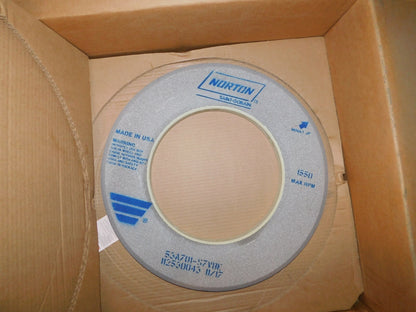 Norton Surface Grinding Wheel 21" Diam x 12" Hole x 1-1/4" Thick