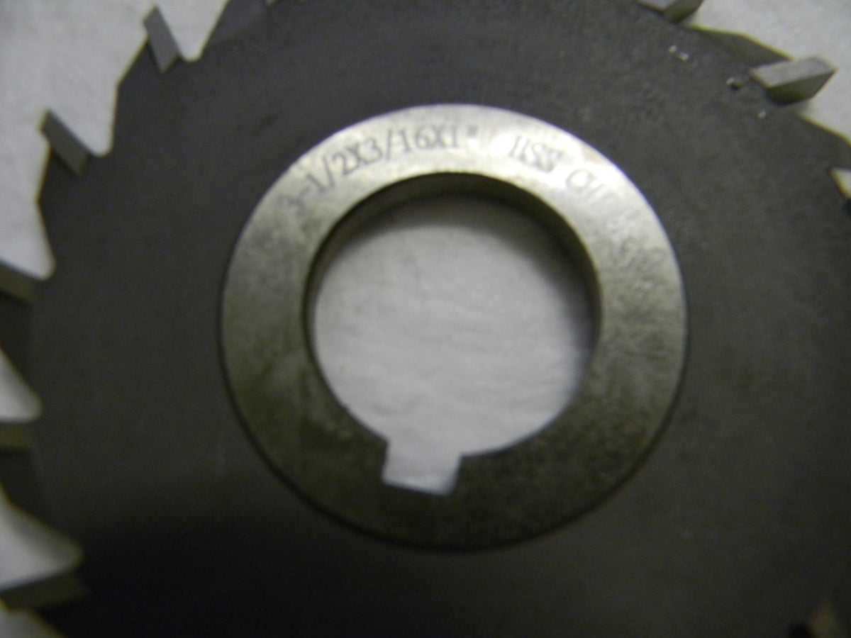 PRO Milling Cutter 3-1/2" Diam x 3/16" Width of Cut 63329072