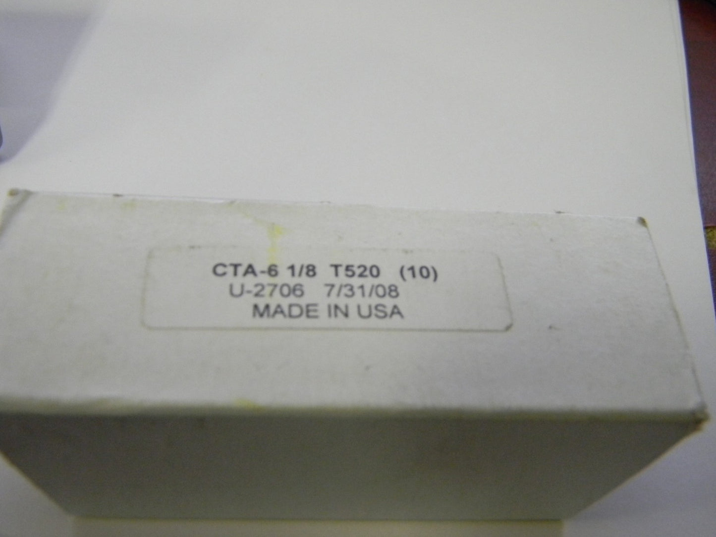 CTA-6 1/8" T520 U-2706 42404 Carbide Inserts Qty. 10 USA. RL