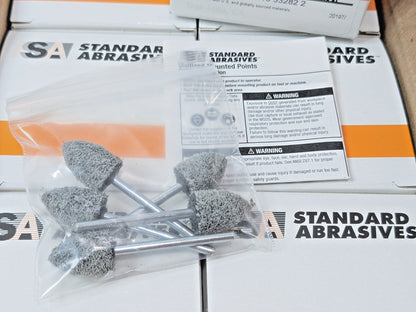 Standard Abrasives Unitized Mounted Points B42 x 1/8" TY-732 QTY 50 PCS 877