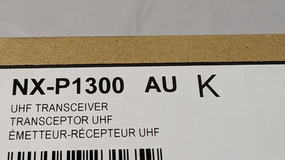Kenwood ProTalk UHF Two-Way Portable Radio W/O Speaker Microphone NX-P1300 AU K