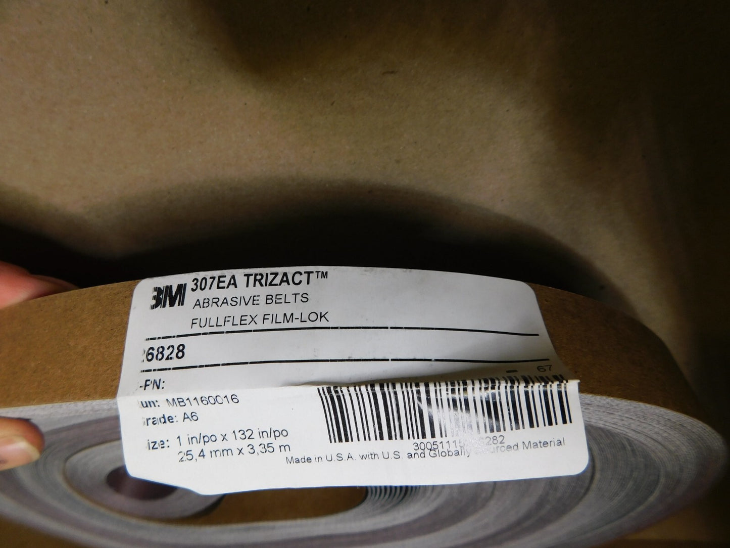 3M 307EA Trizact Cloth Belt 1  x 132  A6 JE Approx 100 Belts 268281