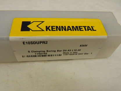 KENNAMETAL 21.59mm Min Bore, Right Hand E-SDUP Indexable Boring Bar 1152742