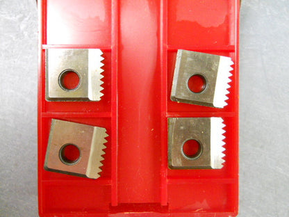 H&G 7/8"-14 UN RH 100 Series 40 Hook Chamfer Grooving Inserts QTY 4  Q08461. RL