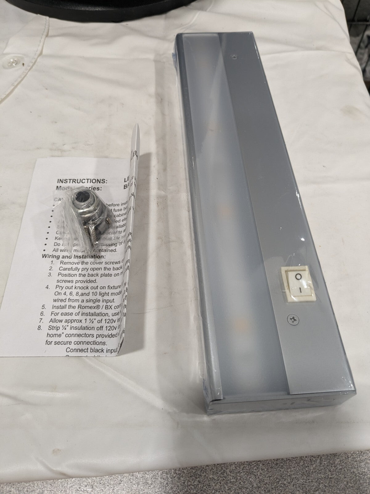 WAC Lighting Light Bars Satin Nickle (4 LEDs) BA-LED4-SN