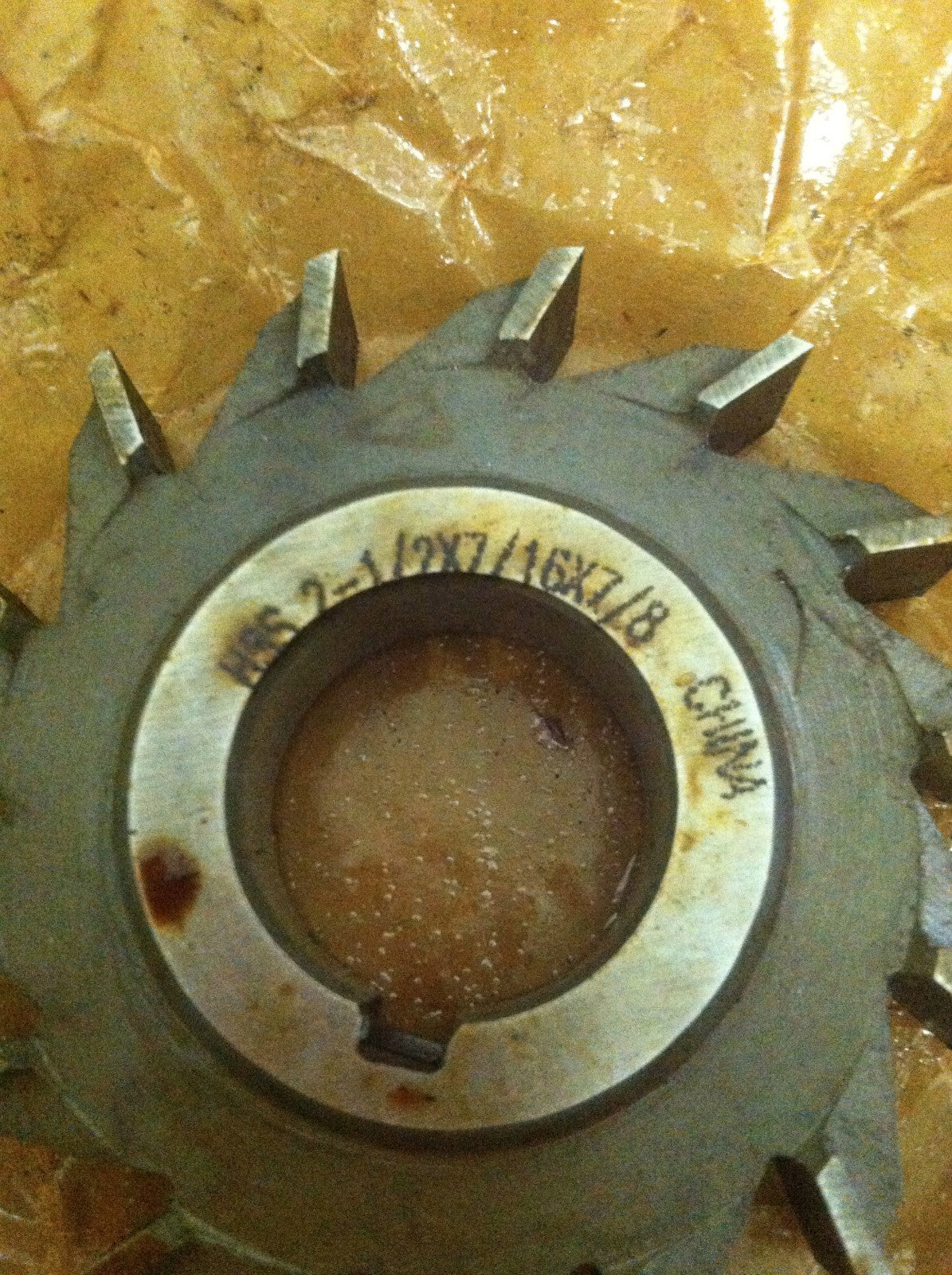 Precision Side Milling Cutter 2-1/2" x 7/16" Straight 14T Uncoated HSS