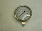 WIKA Pressure Gauge: 4" Dial, 1/4" Thread, BSPP, Lower Mount 52821152