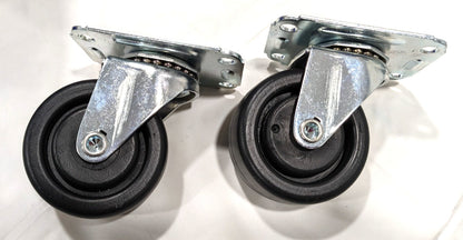 Swivel Top Plate Caster  3" Dia  x 1-1/4" Width  250Lb Cap *QTY 2*  C53PP3S2