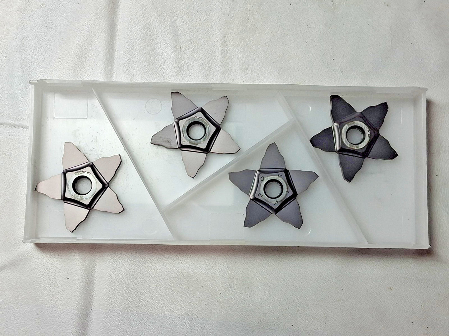 Iscar Carbide Cut-Off Inserts PENTA34N239J015 IC908 QTY 4 6004762