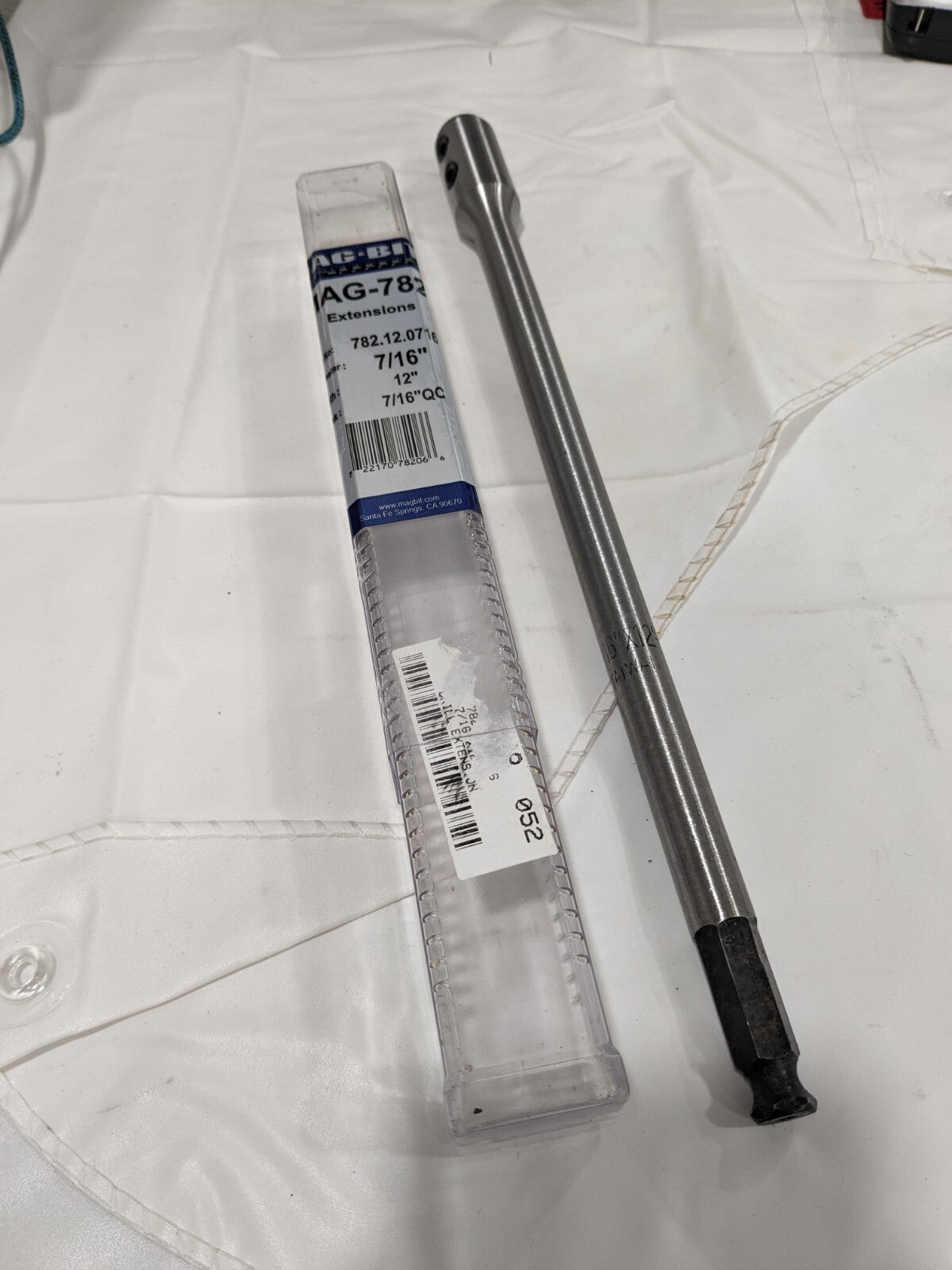 MAG-BIT 7/16" Shank Drill Ext for 1/4, 5/16 & 7/16" Shank Drill Bits 782.12.0716
