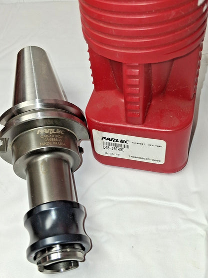 Parlec Taper Shank Rigid Tapping Chuck 1/8" Capacity Through Coolant C40-10