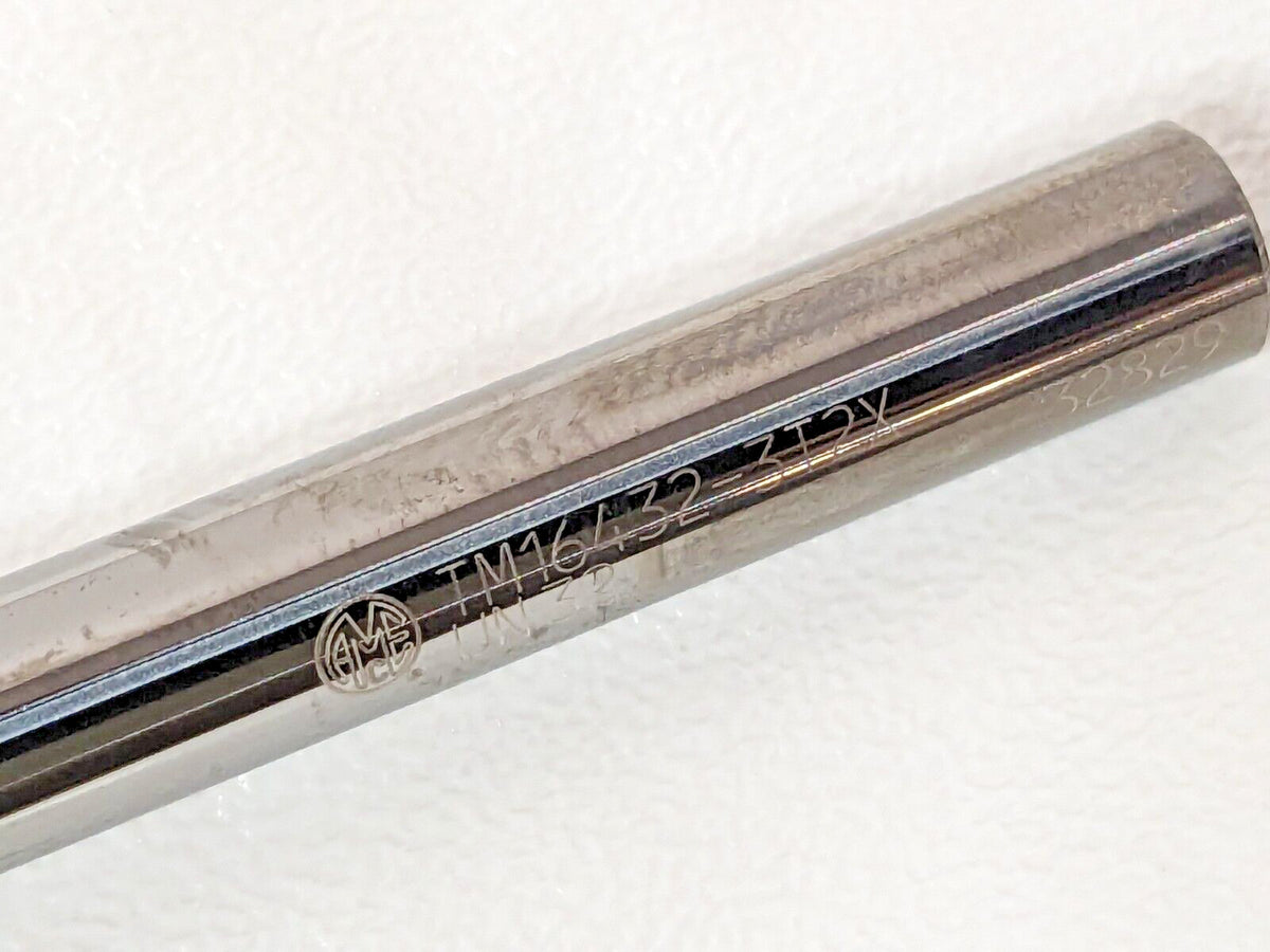 AME Carbide Helical Flute Thread Mill #8-32 Internal/External 3FL TM16432-3T2X