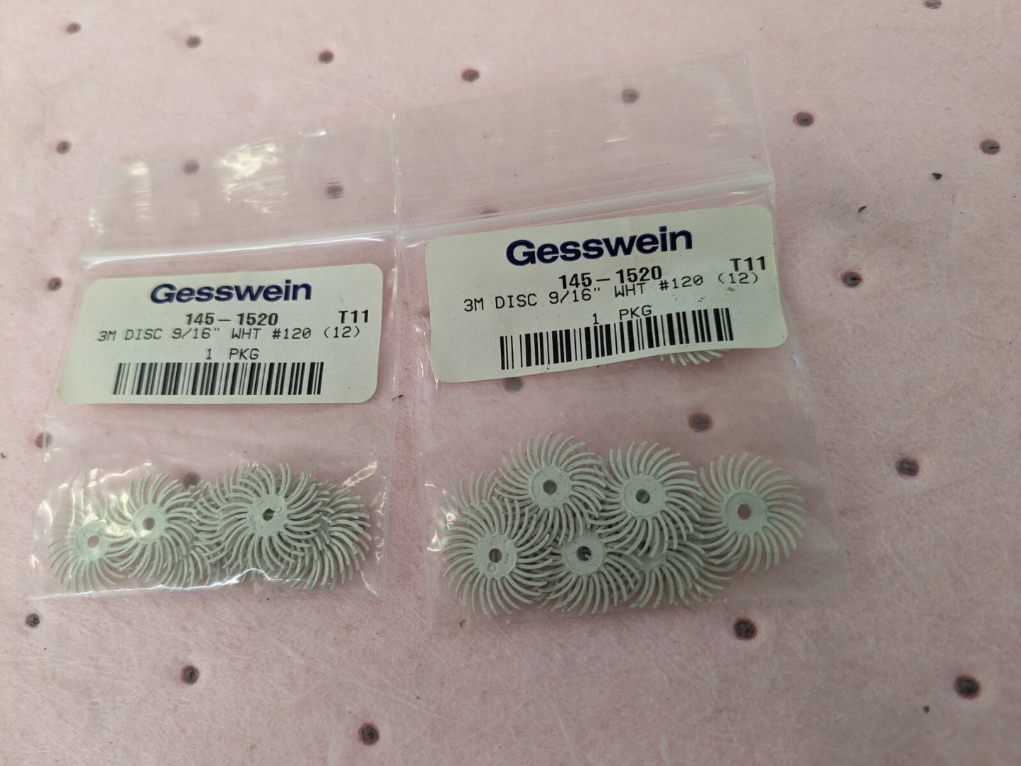 3M Radial Bristle Discs 9/16" Pkg of 24 145-1520