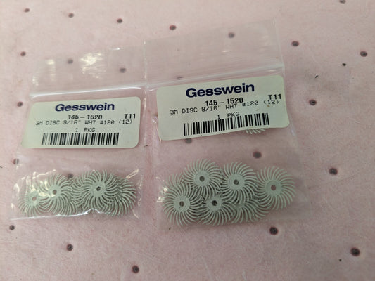 3M Radial Bristle Discs 9/16" Pkg of 24 145-1520