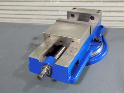 Manual Milling Macine Vise w/ Swivel Base 6" Jaw Width 7-1/2" Opening