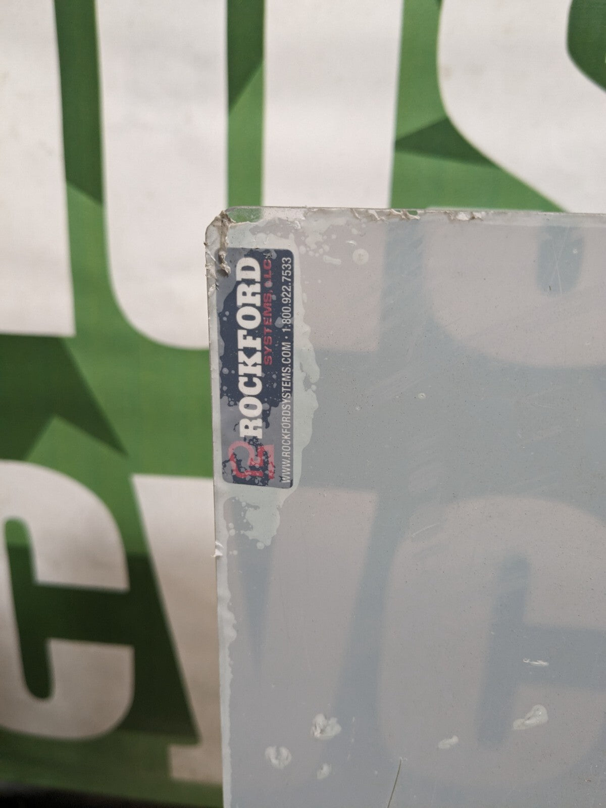 Rockford Milling Machine Guard Rear Mill Shield Panel 24" x 24" Polycarbonate