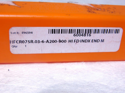 Hertel Indexible High Feed End Mill .7020 Dia 3Fl 0.75 Shank Dia 9OAL 6004816