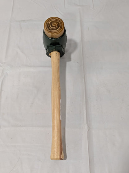 Garland Non-Marring Hammer: 4 lb, 2" Face Dia, Rawhide Head 31004