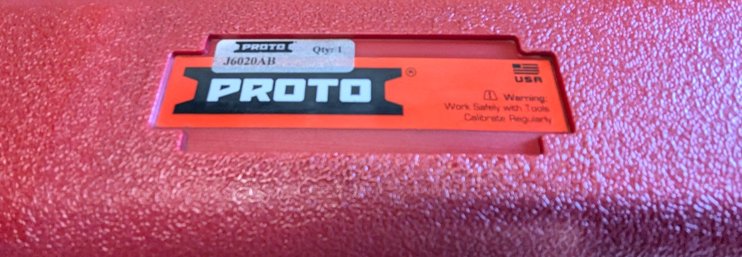 PROTO  3/4" Ratcheting Torque Wrench   120 to 600 FT-LB   41-7/16" OAL   J6020AB