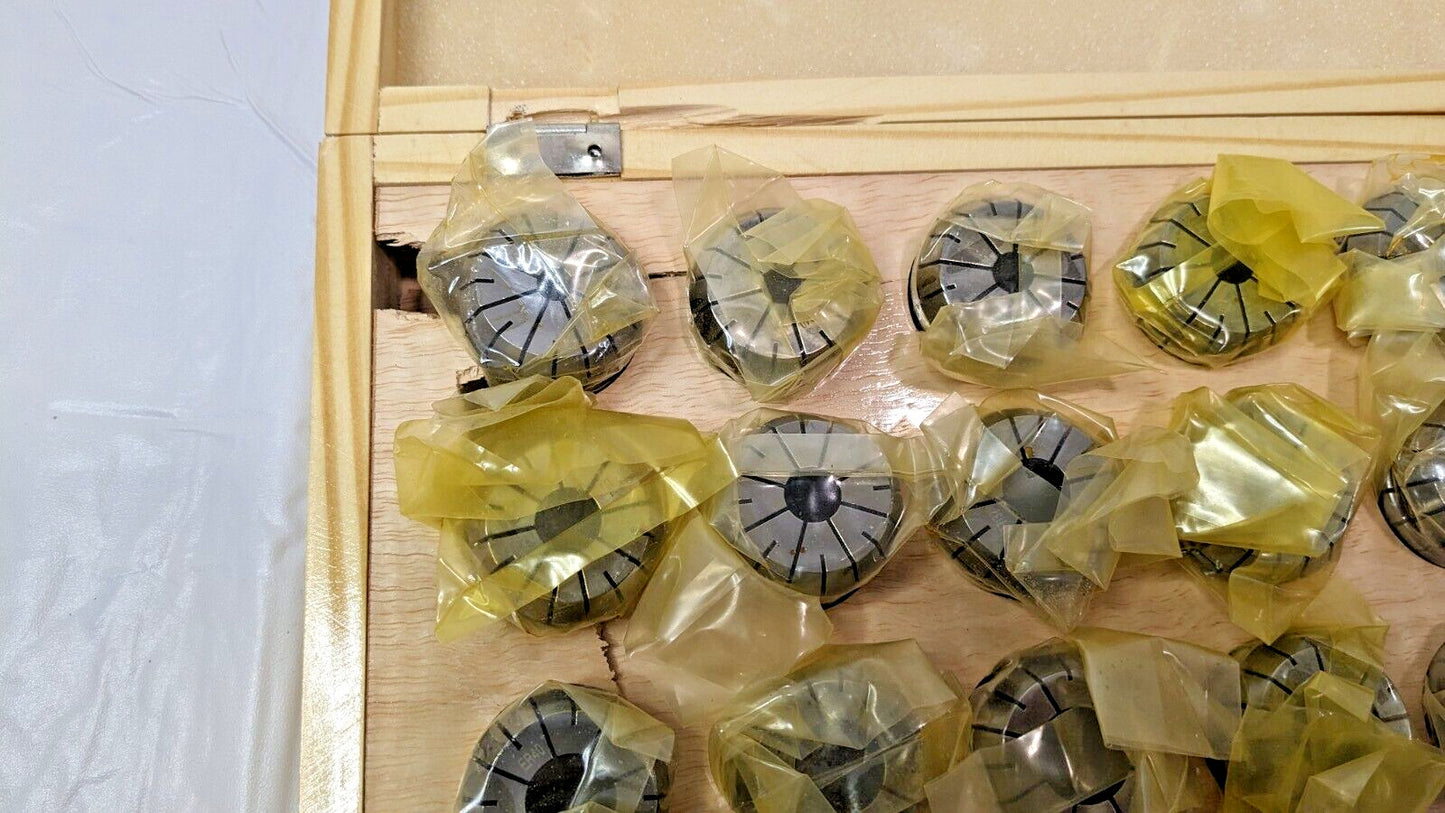Parlec 24 Piece ER40 Collet Set 9/32" to 1" Cap Increments of 1/32&quo