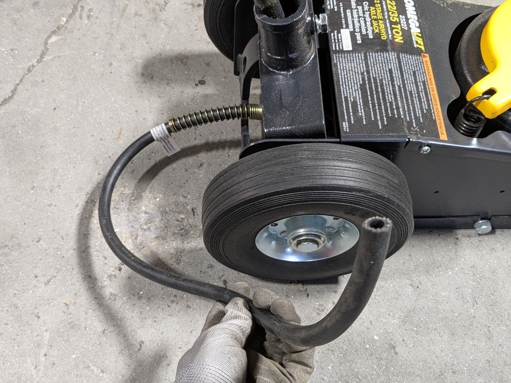 Omega Lift 2-Stage Air / Hydraulic Axle Jack 22 / 35 Ton Cap. Parts / Repair