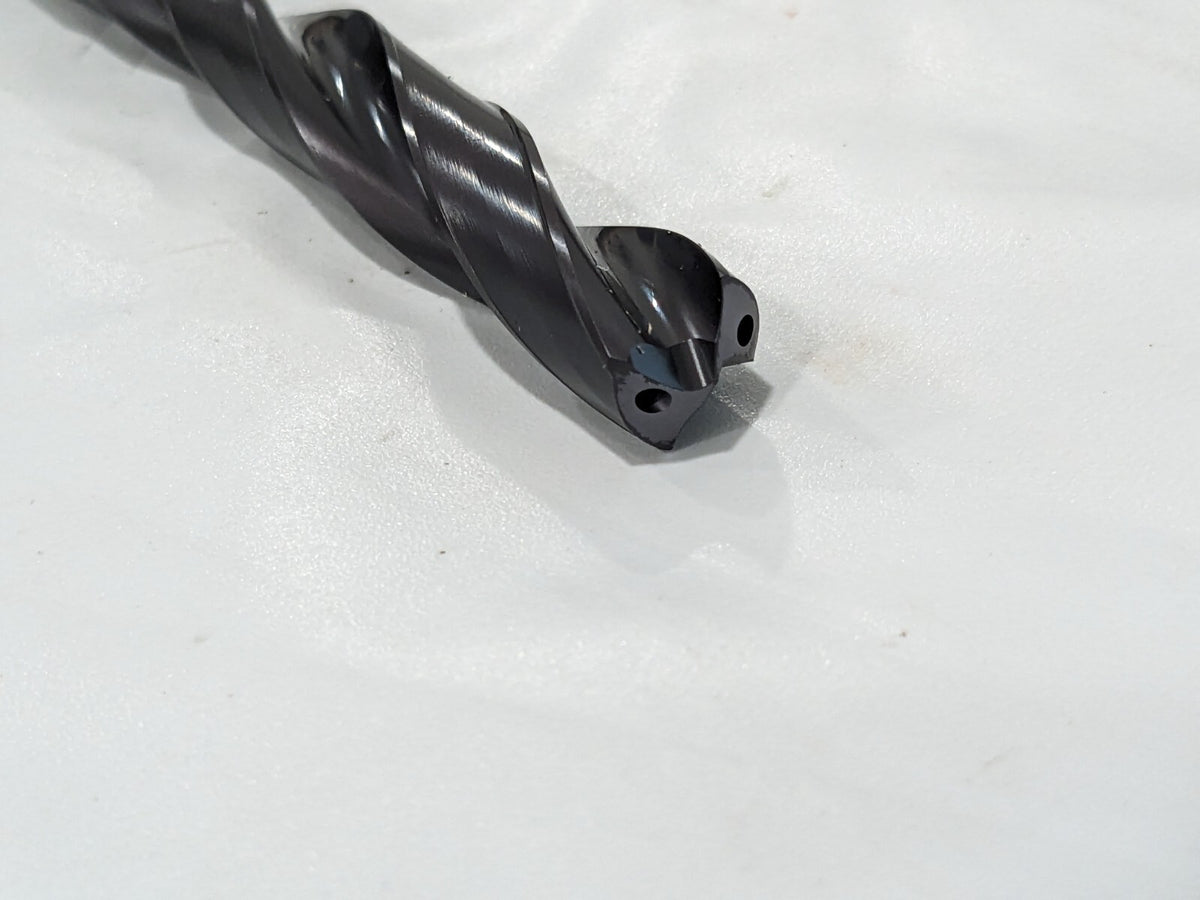 KENNAMETAL Jobber Length Drill Bit: 12.2 mm Dia, 140 ° Carbide 2049489