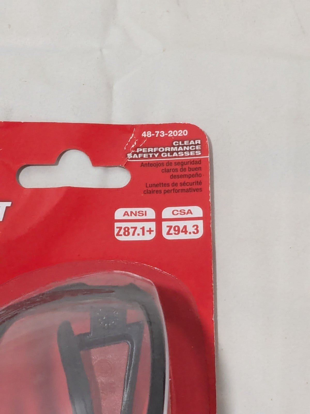 Milwaukee Performance Clear Safety Glasses Fog-Free Lenses 48-73-2020