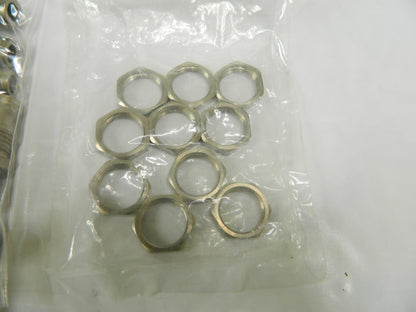 Parker Push-To-Connect Tube to Tube Fitting Bulkhead,  1/4" OD Qty 10 3616 56 00