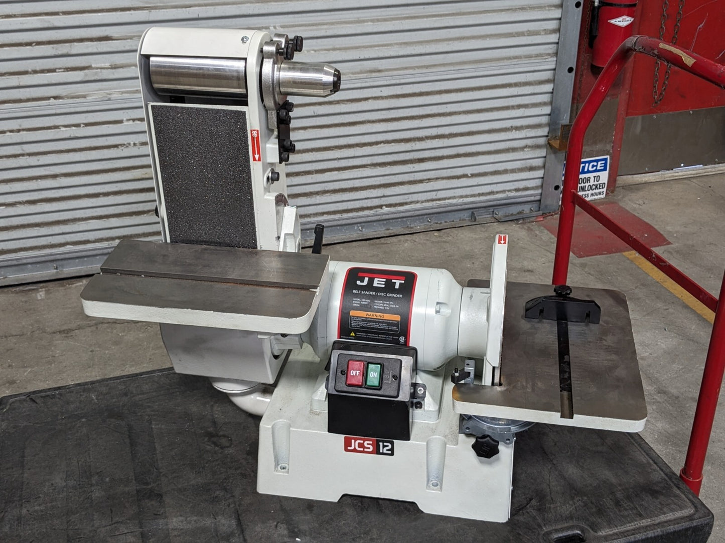 Jet Combination Belt Sander / Disc Grinder w/ Stand 1.5 HP 115v Parts / Repair
