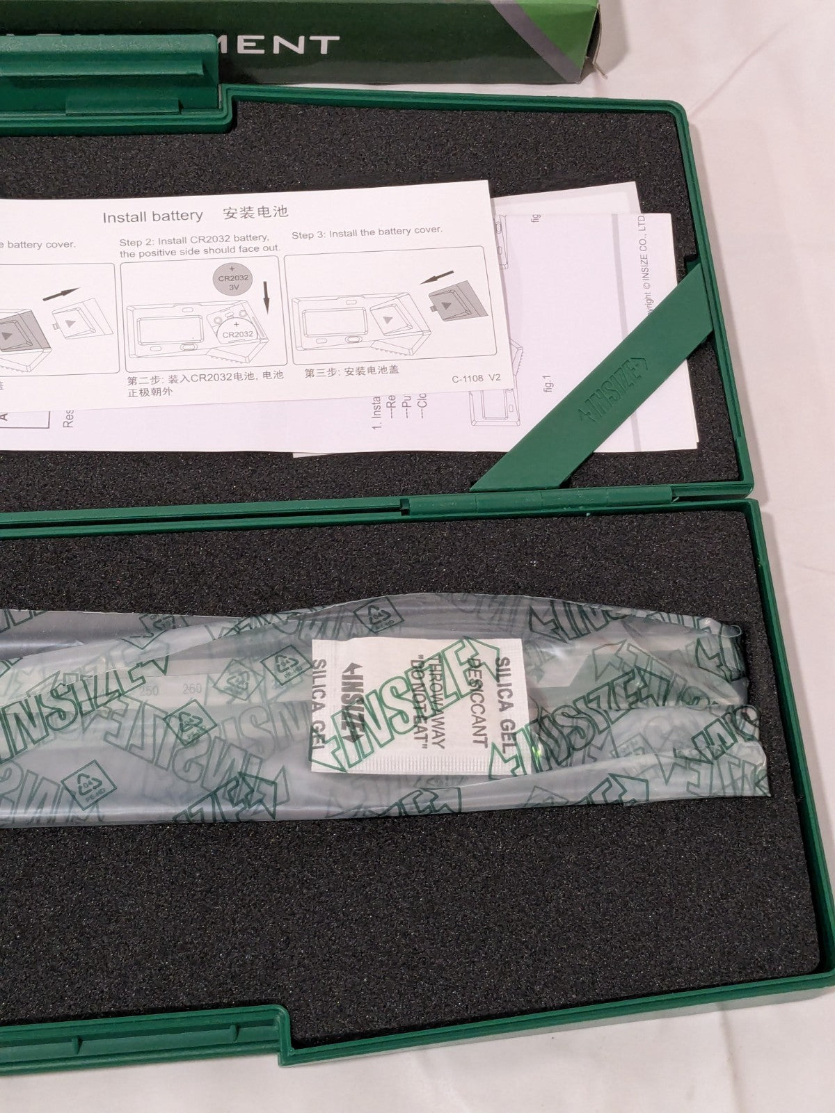 Insize Digital Caliper Heavy Duty Range 0-300mm/0-12" 1196-300